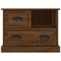 vidaXL Mesita de noche marrón roble 60x39x45 cm vidaXL Mesita de noche marrón roble 60x39x45 cm