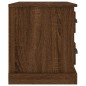 vidaXL Mesita de noche marrón roble 60x39x45 cm vidaXL Mesita de noche marrón roble 60x39x45 cm