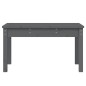 vidaXL Banco de jardín madera maciza pino gris 80x44x45 cm vidaXL Banco de jardín madera maciza pino gris 80x44x45 cm