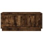 vidaXL Mesa de centro madera contrachapada roble ahumado 102x50x44 cm vidaXL Mesa de centro madera contrachapada roble ahumado 102x50x44 cm