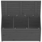 vidaXL Baúl de jardín madera maciza de pino gris 101x50,5x46,5 cm vidaXL Baúl de jardín madera maciza de pino gris 101x50,5x46,5 cm