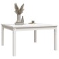 vidaXL Mesa de jardín madera maciza pino blanco 82,5x82,5x45 cm vidaXL Mesa de jardín madera maciza pino blanco 82,5x82,5x45 cm