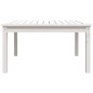 vidaXL Mesa de jardín madera maciza pino blanco 82,5x82,5x45 cm vidaXL Mesa de jardín madera maciza pino blanco 82,5x82,5x45 cm