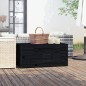 vidaXL Baúl de jardín madera maciza de pino negro 101x50,5x46,5 cm vidaXL Baúl de jardín madera maciza de pino negro 101x50,5x46,5 cm