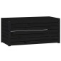 vidaXL Baúl de jardín madera maciza de pino negro 101x50,5x46,5 cm vidaXL Baúl de jardín madera maciza de pino negro 101x50,5x46,5 cm
