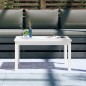 vidaXL Mesa de jardín madera maciza de pino blanco 82,5x50,5x45 cm vidaXL Mesa de jardín madera maciza de pino blanco 82,5x50,5x45 cm