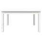 vidaXL Mesa de jardín madera maciza de pino blanco 82,5x50,5x45 cm vidaXL Mesa de jardín madera maciza de pino blanco 82,5x50,5x45 cm