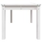 vidaXL Mesa de jardín madera maciza de pino blanco 82,5x50,5x45 cm vidaXL Mesa de jardín madera maciza de pino blanco 82,5x50,5x45 cm