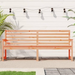 vidaXL Banco de jardín madera maciza abeto de Douglas 203,5x48x91,5 cm