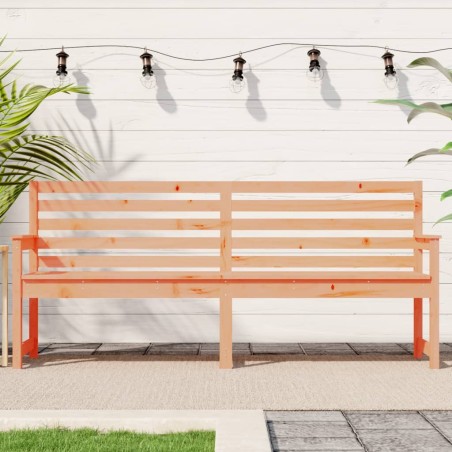 vidaXL Banco de jardín madera maciza abeto de Douglas 203,5x48x91,5 cm