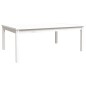 vidaXL Mesa de jardín madera maciza pino blanco 121x82,5x45 cm vidaXL Mesa de jardín madera maciza pino blanco 121x82,5x45 cm