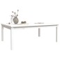 vidaXL Mesa de jardín madera maciza pino blanco 121x82,5x45 cm vidaXL Mesa de jardín madera maciza pino blanco 121x82,5x45 cm