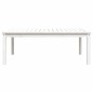 vidaXL Mesa de jardín madera maciza pino blanco 121x82,5x45 cm vidaXL Mesa de jardín madera maciza pino blanco 121x82,5x45 cm
