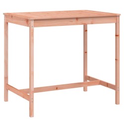 vidaXL Mesa de jardín madera maciza Douglas 121x82,5x110 cm