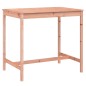 vidaXL Mesa de jardín madera maciza Douglas 121x82,5x110 cm