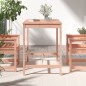 vidaXL Mesa de jardín madera maciza Douglas 121x82,5x110 cm