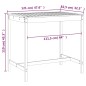 vidaXL Mesa de jardín madera maciza Douglas 121x82,5x110 cm