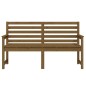 vidaXL Banco de jardín madera maciza pino marrón miel 159,5x48x91,5 cm vidaXL Banco de jardín madera maciza pino marrón miel 159,5x48x91,5 cm