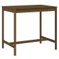 vidaXL Mesa de jardín madera maciza pino marrón miel 121x82,5x110 cm vidaXL Mesa de jardín madera maciza pino marrón miel 121x82,5x110 cm