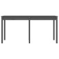 vidaXL Mesa de jardín madera maciza pino gris 159,5x82,5x76 cm vidaXL Mesa de jardín madera maciza pino gris 159,5x82,5x76 cm
