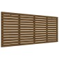 vidaXL Cabecero cama pared madera maciza pino marrón miel 206x3x91,5cm vidaXL Cabecero cama pared madera maciza pino marrón miel 206x3x91,5cm