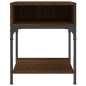 vidaXL Mesita de noche madera de ingeniería marrón roble 40x41x50 cm vidaXL Mesita de noche madera de ingeniería marrón roble 40x41x50 cm
