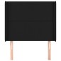 vidaXL Cabecero con orejas de cuero sintético negro 83x16x118/128 cm vidaXL Cabecero con orejas de cuero sintético negro 83x16x118/128 cm