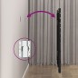 vidaXL Cabecero de cama de pared madera maciza pino negro 106x3x91,5cm vidaXL Cabecero de cama de pared madera maciza pino negro 106x3x91,5cm