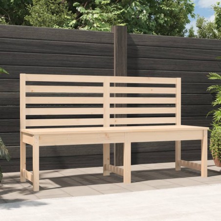 vidaXL Banco de jardín madera maciza pino 157,5 cm