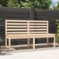 vidaXL Banco de jardín madera maciza pino 157,5 cm vidaXL Banco de jardín madera maciza pino 157,5 cm