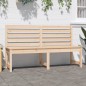 vidaXL Banco de jardín madera maciza pino 157,5 cm vidaXL Banco de jardín madera maciza pino 157,5 cm