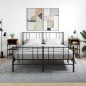 vidaXL Mesita noche 2 uds madera ingeniería roble ahumado 35x34,5x70cm