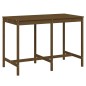 vidaXL Mesa de jardín madera maciza pino marrón miel 159,5x82,5x110 cm vidaXL Mesa de jardín madera maciza pino marrón miel 159,5x82,5x110 cm