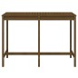 vidaXL Mesa de jardín madera maciza pino marrón miel 159,5x82,5x110 cm vidaXL Mesa de jardín madera maciza pino marrón miel 159,5x82,5x110 cm
