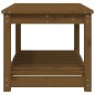 vidaXL Mesa de jardín madera maciza pino marrón miel 82,5x50,5x45 cm vidaXL Mesa de jardín madera maciza pino marrón miel 82,5x50,5x45 cm