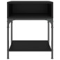 vidaXL Mesitas de noche 2 uds madera de ingeniería negro 40x41x50 cm vidaXL Mesitas de noche 2 uds madera de ingeniería negro 40x41x50 cm
