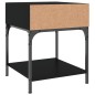 vidaXL Mesitas de noche 2 uds madera de ingeniería negro 40x41x50 cm vidaXL Mesitas de noche 2 uds madera de ingeniería negro 40x41x50 cm