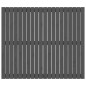 vidaXL Cabecero de cama de pared madera maciza pino gris 127,5x3x110cm vidaXL Cabecero de cama de pared madera maciza pino gris 127,5x3x110cm