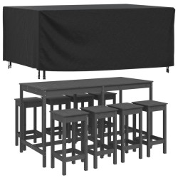 vidaXL Cubierta de muebles de jardín impermeable 420D 225x143x90 cm