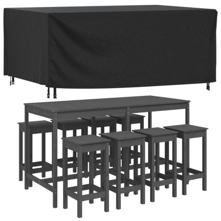vidaXL Cubierta de muebles de jardín impermeable 420D 225x143x90 cm