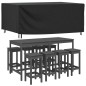 vidaXL Cubierta de muebles de jardín impermeable 420D 225x143x90 cm vidaXL Cubierta de muebles de jardín impermeable 420D 225x143x90 cm