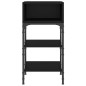 vidaXL Mesita de noche madera de ingeniería negro 35x34,5x70 cm vidaXL Mesita de noche madera de ingeniería negro 35x34,5x70 cm