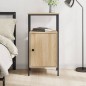 vidaXL Mesita de noche madera de ingeniería roble Sonoma 41x31x80 cm vidaXL Mesita de noche madera de ingeniería roble Sonoma 41x31x80 cm