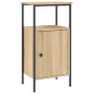 vidaXL Mesita de noche madera de ingeniería roble Sonoma 41x31x80 cm vidaXL Mesita de noche madera de ingeniería roble Sonoma 41x31x80 cm