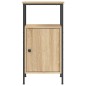 vidaXL Mesita de noche madera de ingeniería roble Sonoma 41x31x80 cm vidaXL Mesita de noche madera de ingeniería roble Sonoma 41x31x80 cm