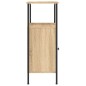 vidaXL Mesita de noche madera de ingeniería roble Sonoma 41x31x80 cm vidaXL Mesita de noche madera de ingeniería roble Sonoma 41x31x80 cm