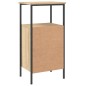 vidaXL Mesita de noche madera de ingeniería roble Sonoma 41x31x80 cm vidaXL Mesita de noche madera de ingeniería roble Sonoma 41x31x80 cm