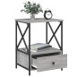 vidaXL Mesita de noche madera de ingeniería gris Sonoma 50x41x65 cm vidaXL Mesita de noche madera de ingeniería gris Sonoma 50x41x65 cm