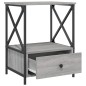 vidaXL Mesita de noche madera de ingeniería gris Sonoma 50x41x65 cm vidaXL Mesita de noche madera de ingeniería gris Sonoma 50x41x65 cm