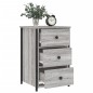vidaXL Mesita de noche madera de ingeniería gris Sonoma 40x36x60 cm vidaXL Mesita de noche madera de ingeniería gris Sonoma 40x36x60 cm